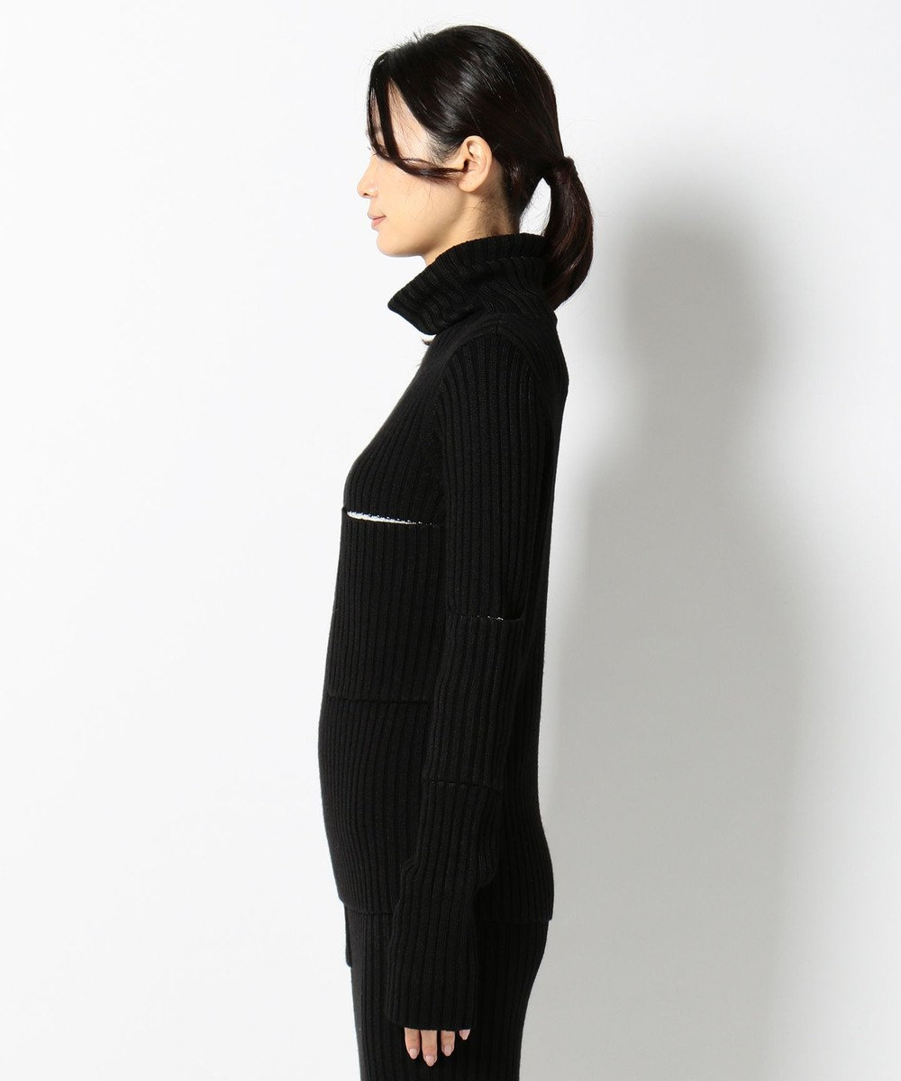 17SS】【セットアップ対応】 ニット WOOL VISCOSE RIB HIGHT NK LS