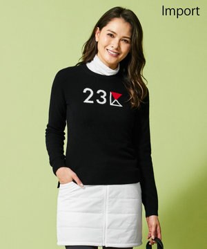  【WOMEN】【IMPORT】カシミヤ混 セーター