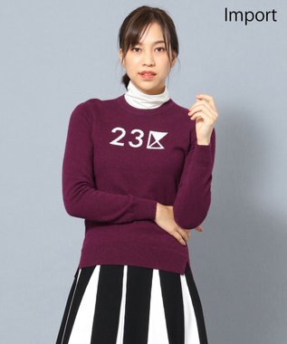 23区GOLF 【WOMEN】【IMPORT】カシミヤ混 セーター