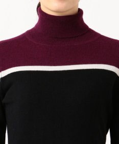 23区GOLF 【WOMEN】【IMPORT】カシミヤ混 タートルネックセーター