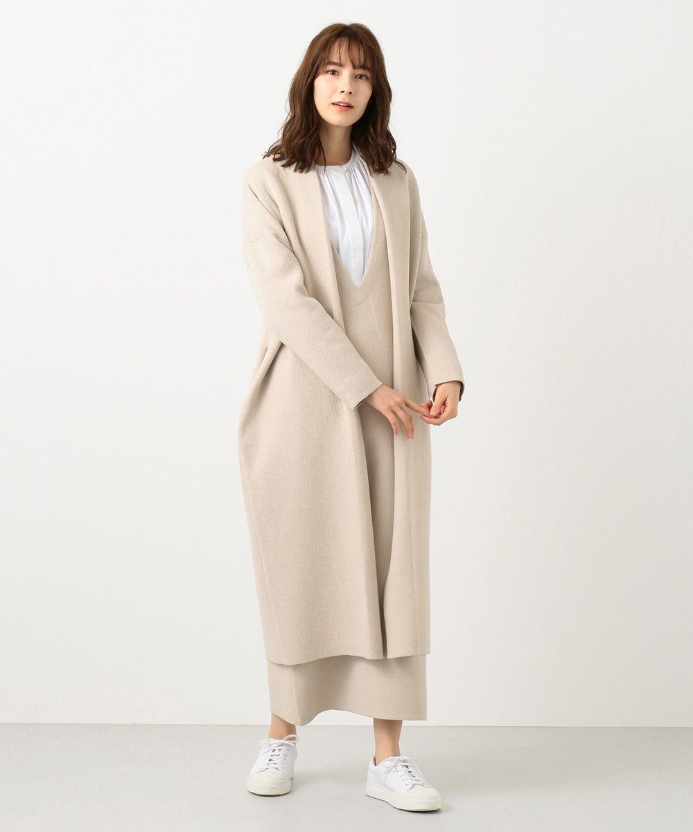 洗える ループヤーンニットロングコート Newansファッション通販 公式通販 オンワード クローゼット