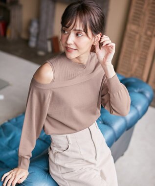 洗える カットオフショルダー ニット Feroux ファッション通販 公式通販 オンワード クローゼット