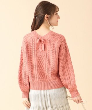 人気のため新色追加 レースアップケーブル ニット Feroux ファッション通販 公式通販 オンワード クローゼット