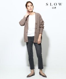 SLOW 23区】WOOL CASHMERE BULKY カーディガン / 23区 | ファッション