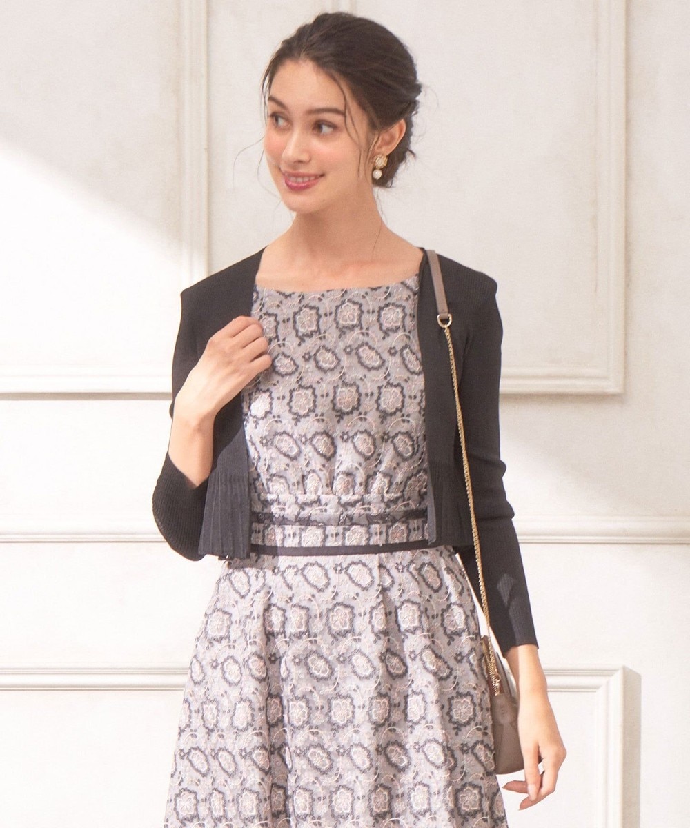 【オンワード】 TOCCA>トップス 【洗える!】AJISAI BORELO ボレロ ブラック M レディース 【送料無料】