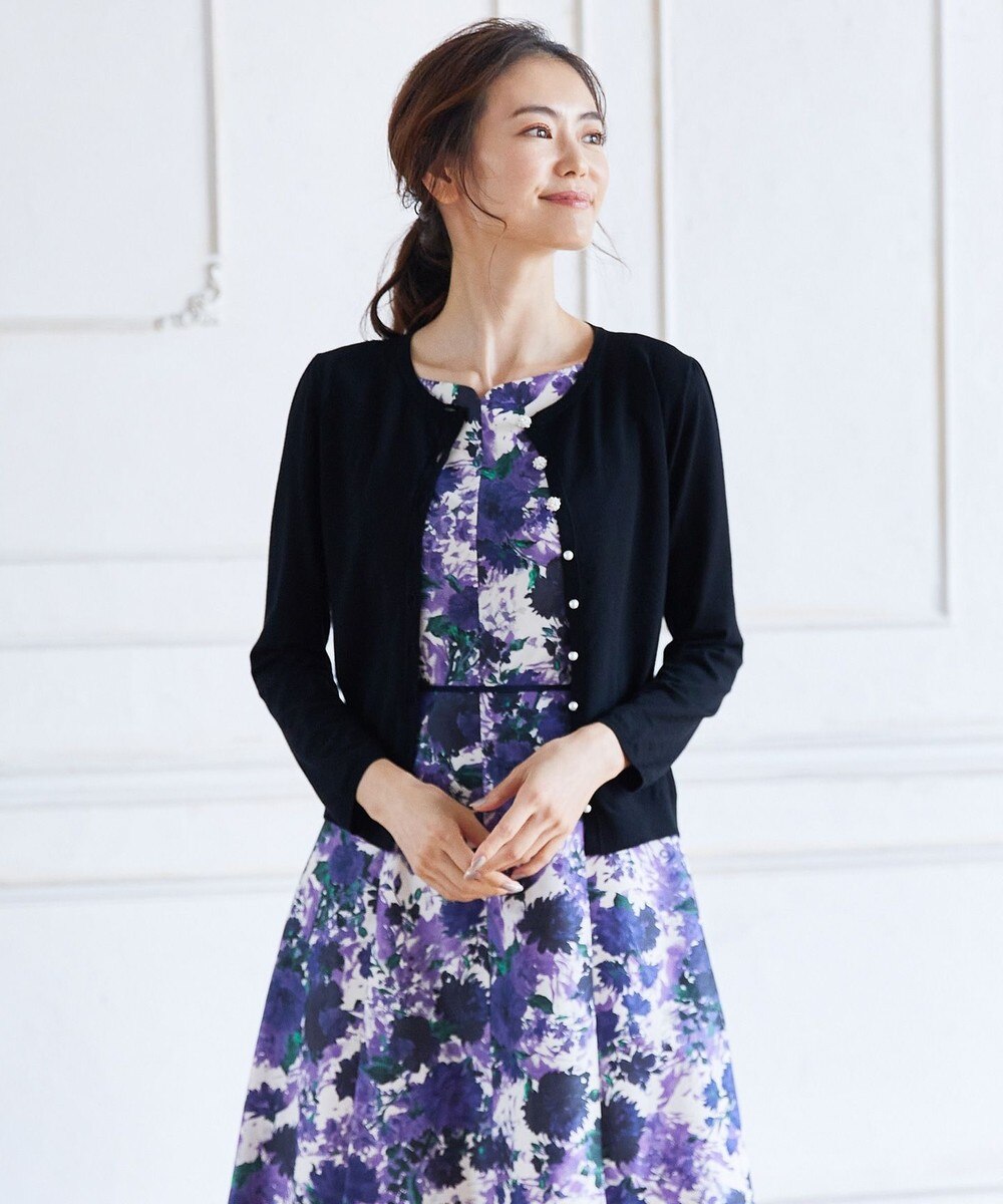 【オンワード】 TOCCA>トップス 【洗える!】MILKY カーディガン ブラック XS レディース 【送料無料】