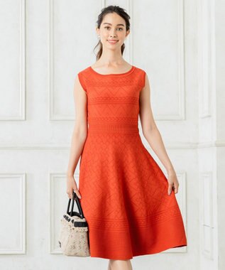 洗える！】EYELET KNIT DRESS ニットドレス / TOCCA | ファッション