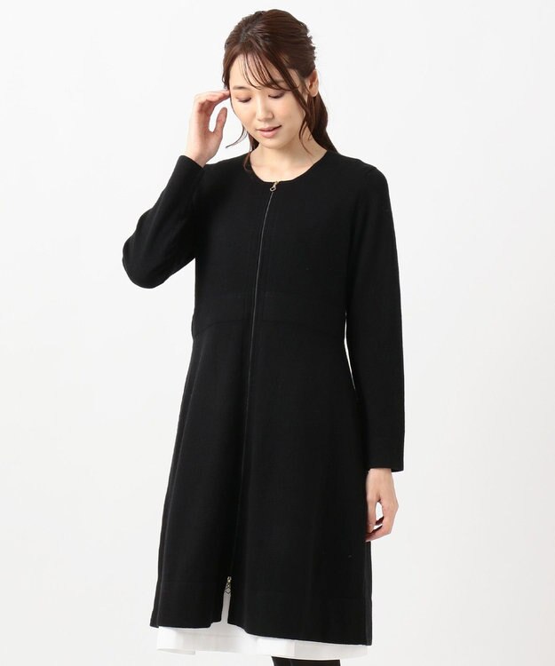 TOCCA 【洗える！】CASHMERE LONG カーディガン [限定]ブラック系