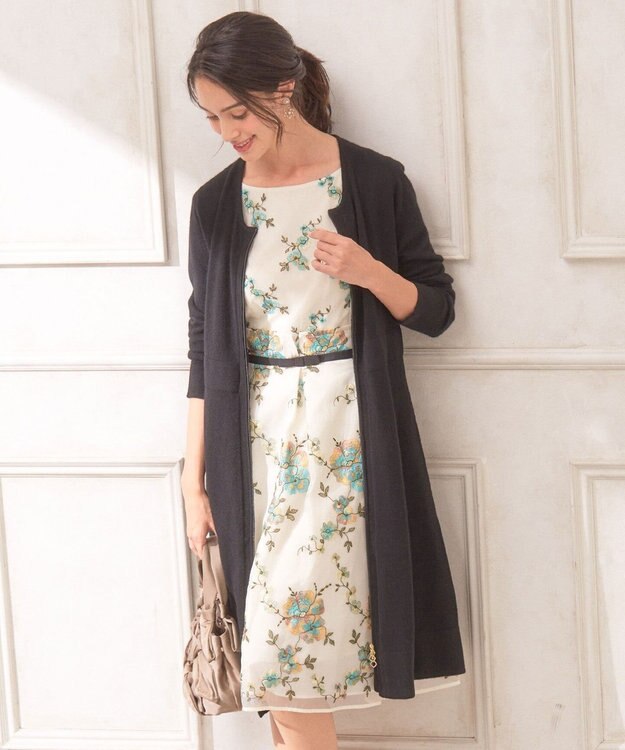 TOCCA 【洗える！】CASHMERE LONG カーディガン [限定]ブラック系