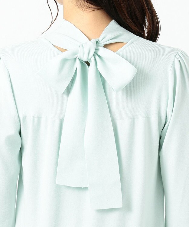 TOCCA 【ECOVERO＆洗える！】RIBBON FRIENDS ニット ミント系