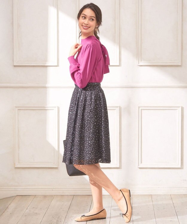 TOCCA 【ECOVERO＆洗える！】RIBBON FRIENDS ニット ボルドー系