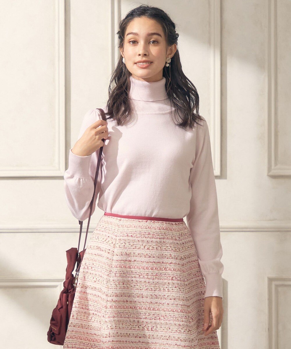 【オンワード】 TOCCA>トップス 【洗える!】ERISILK BLANC PEARL TURTLE タートルニット ネイビー XS レディース 【送料無料】