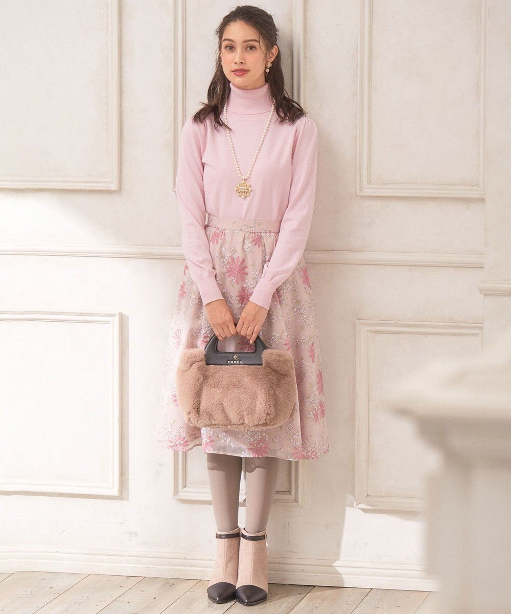 洗える Erisilk Blanc Pearl Turtle タートルニット Toccaファッション通販 公式通販 オンワード クローゼット