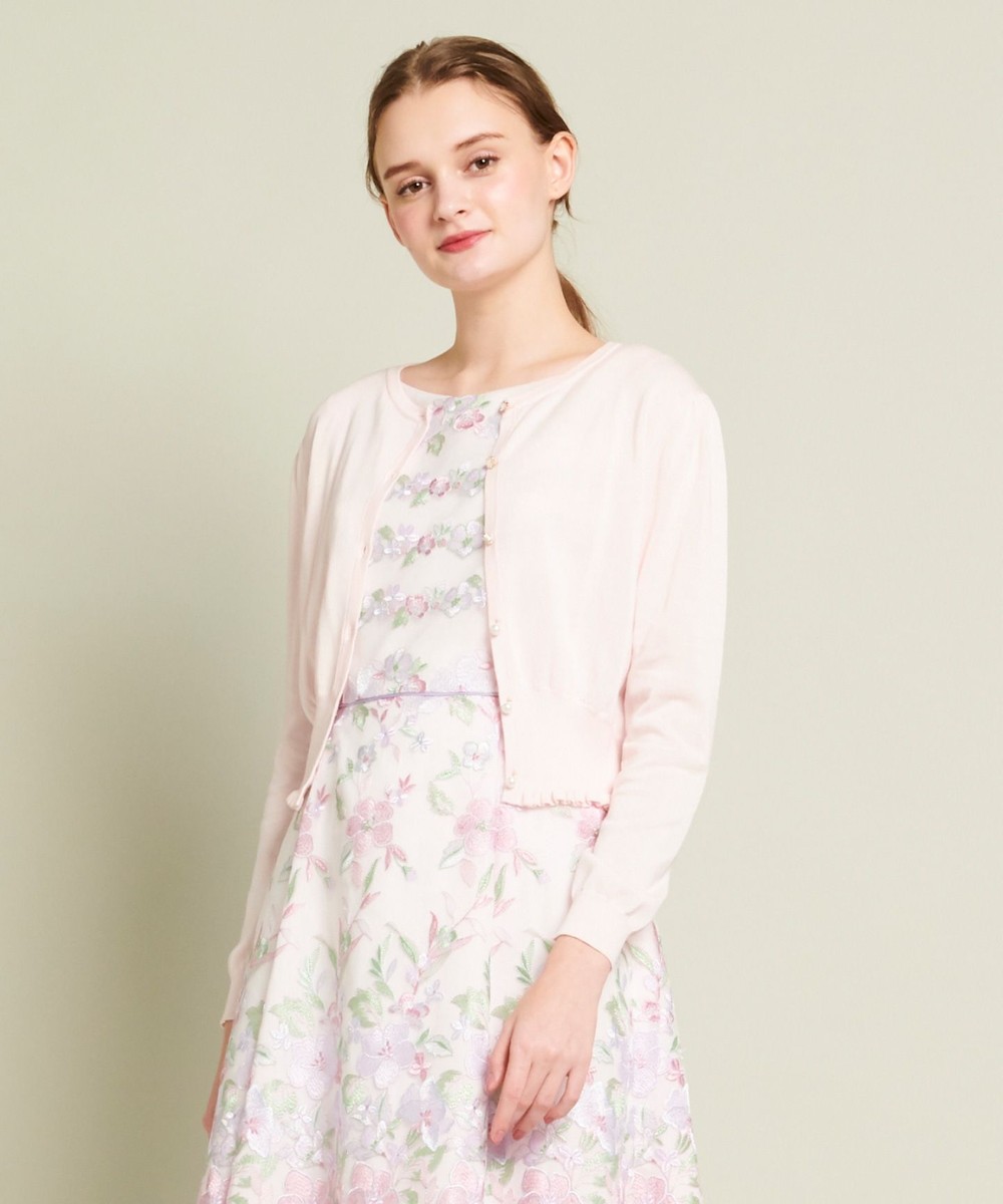 【オンワード】 TOCCA>トップス 【洗える!】QUADRIFOGLIO カーディガン ライトイエロー XS レディース 【送料無料】