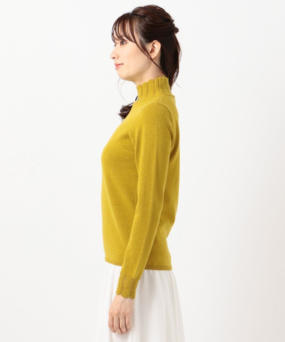 TOCCA 【洗える！】【TOCCA LAVENER】Lace Turtle Knit ニット 