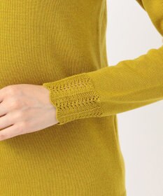 TOCCA 【洗える！】【TOCCA LAVENER】Lace Turtle Knit ニット