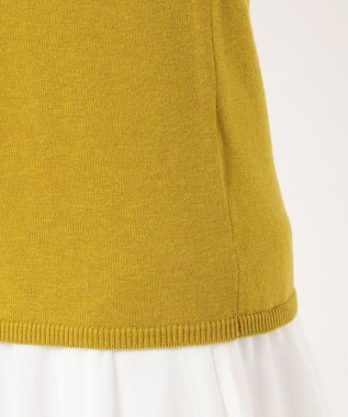 TOCCA 【洗える！】【TOCCA LAVENER】Lace Turtle Knit ニット 黄緑系