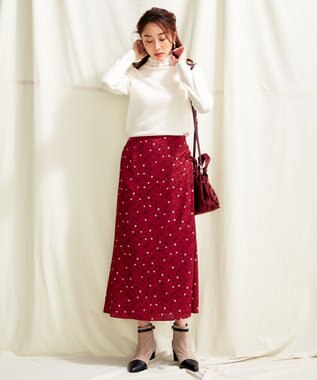 TOCCA 【洗える！】【TOCCA LAVENER】Lace Turtle Knit ニット アイボリー系