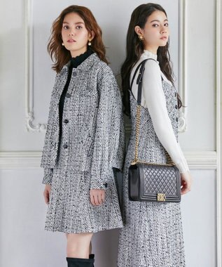 TOCCA 【洗える！】【TOCCA LAVENER】Lace Turtle Knit ニット アイボリー系