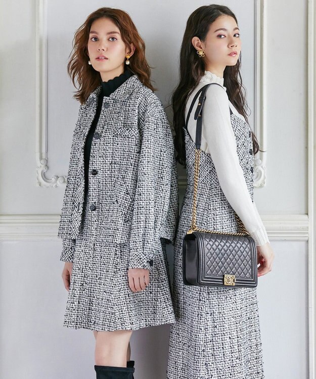 TOCCA 【洗える！】【TOCCA LAVENER】Lace Turtle Knit ニット アイボリー系