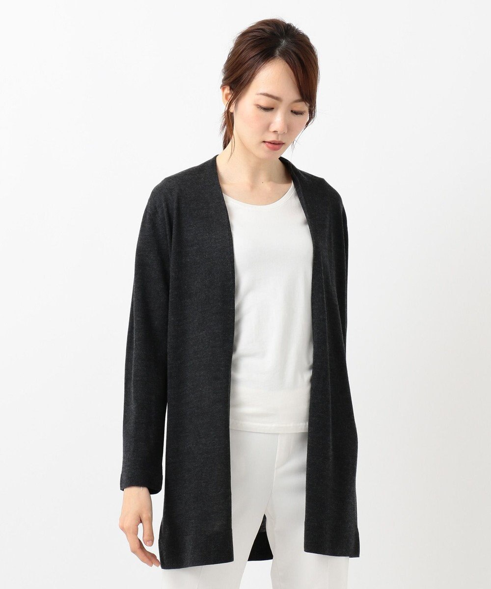 マガジン掲載 イタリア Cariaggi ロング丈カーディガン 検索番号m26 自由区 ファッション通販 公式通販 オンワード クローゼット