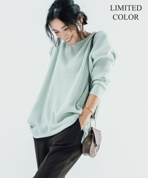 20カシミヤ ワイドボリュームニット