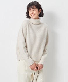 【新品・未着】 45R   カシミアタートル　セーター　オフホワイト？白？