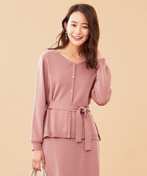 【ストレートさんにおすすめ】骨格タイプ別ベルテッド ニット