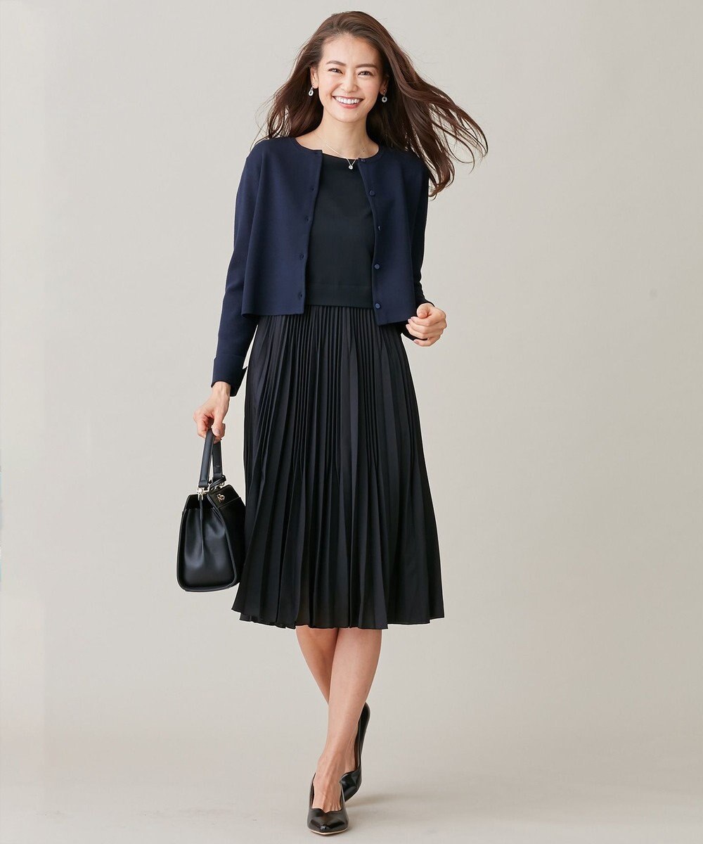 ワンピースに最適 ストレッチディティールニットカーディガン 組曲 ファッション通販 公式通販 オンワード クローゼット