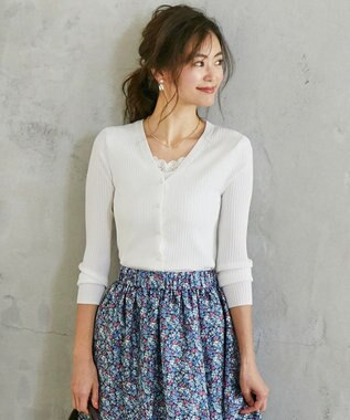 セットアイテム リブレースアンサンブル ツインニット 組曲ファッション通販 公式通販 オンワード クローゼット