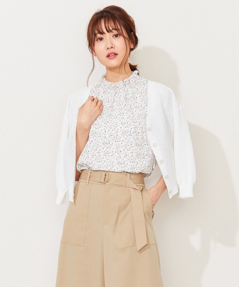 新色追加 リネンコットンシアーニット カーディガン 組曲ファッション通販 公式通販 オンワード クローゼット