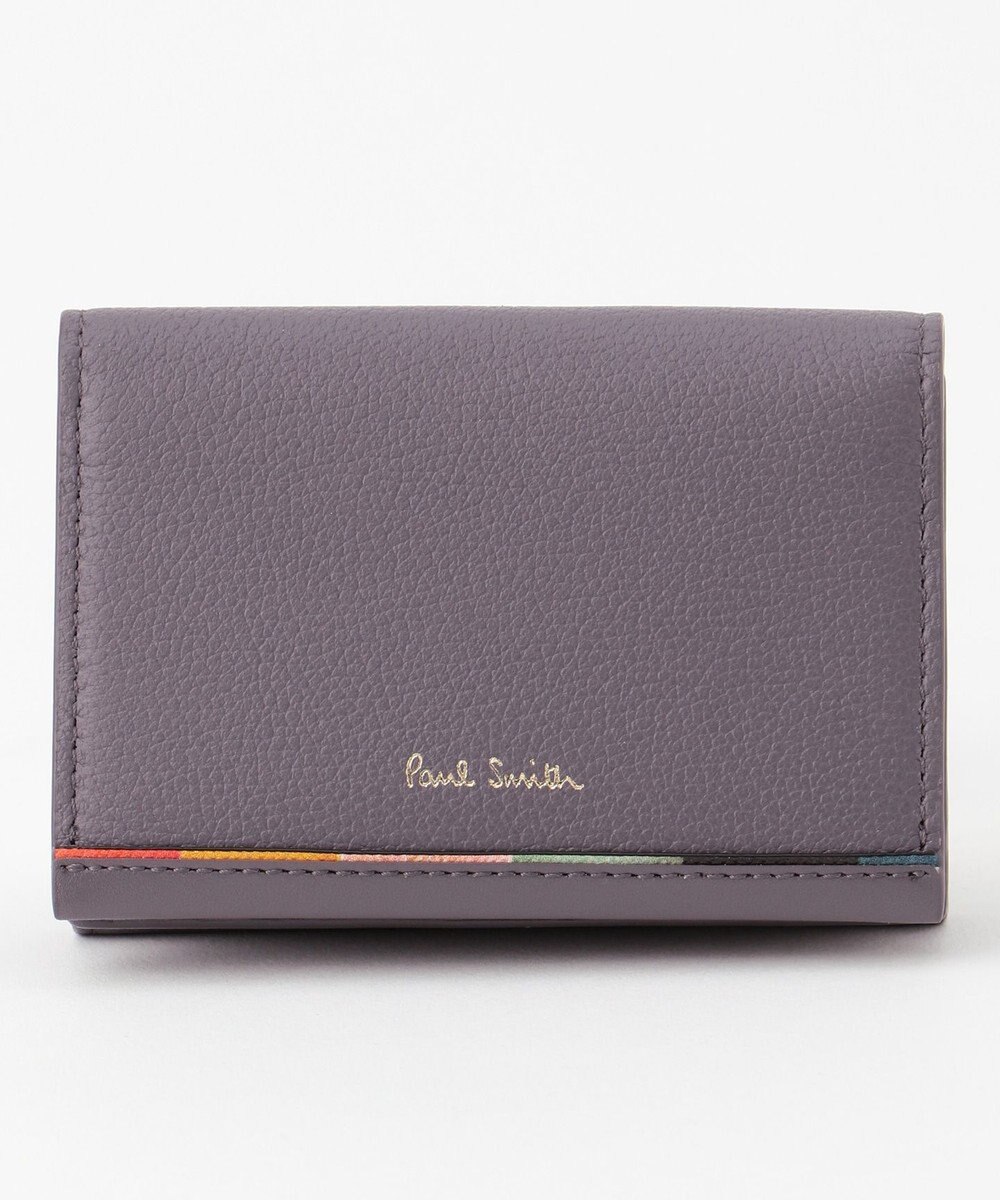 ポールスミス 長財布 レイヤードストライプ ライラック Paul Smith-