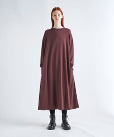 SLOW WOOL | クルーネックロングドレス / ATON | ファッション通販 