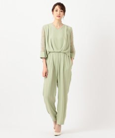 APPLAUDIR】レースコンビ オールインワン / 23区 S | ファッション通販