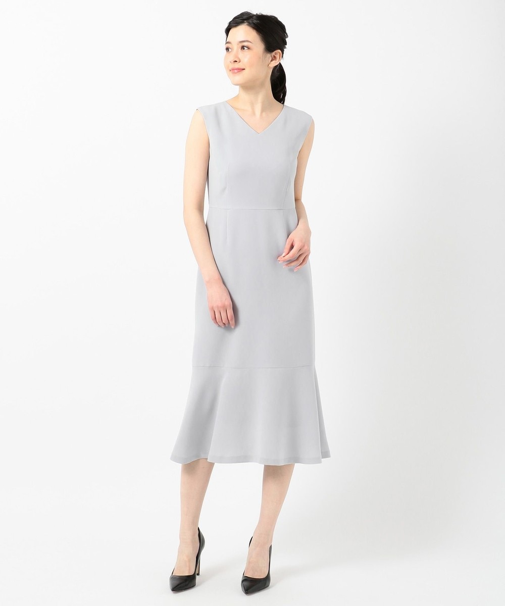 【オンワード】 23区 S>ワンピース 【APPLAUDIR】ライトダブルクロス ワンピース スカイブルー 32 レディース 【送料無料】