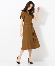 SHANNON / カシュクールワンピース / BEIGE, | ファッション通販