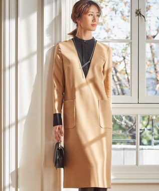 Very3月号掲載 Veryコラボ Double Cloth Combo ワンピース Icb L ファッション通販 公式通販 オンワード クローゼット