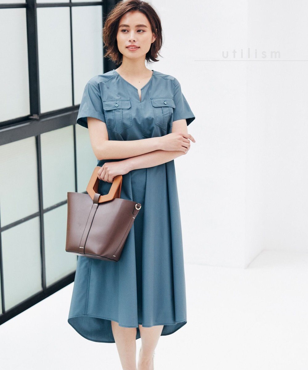 Utilism トレンチ風 シャツワンピース Icb ファッション通販 公式通販 オンワード クローゼット