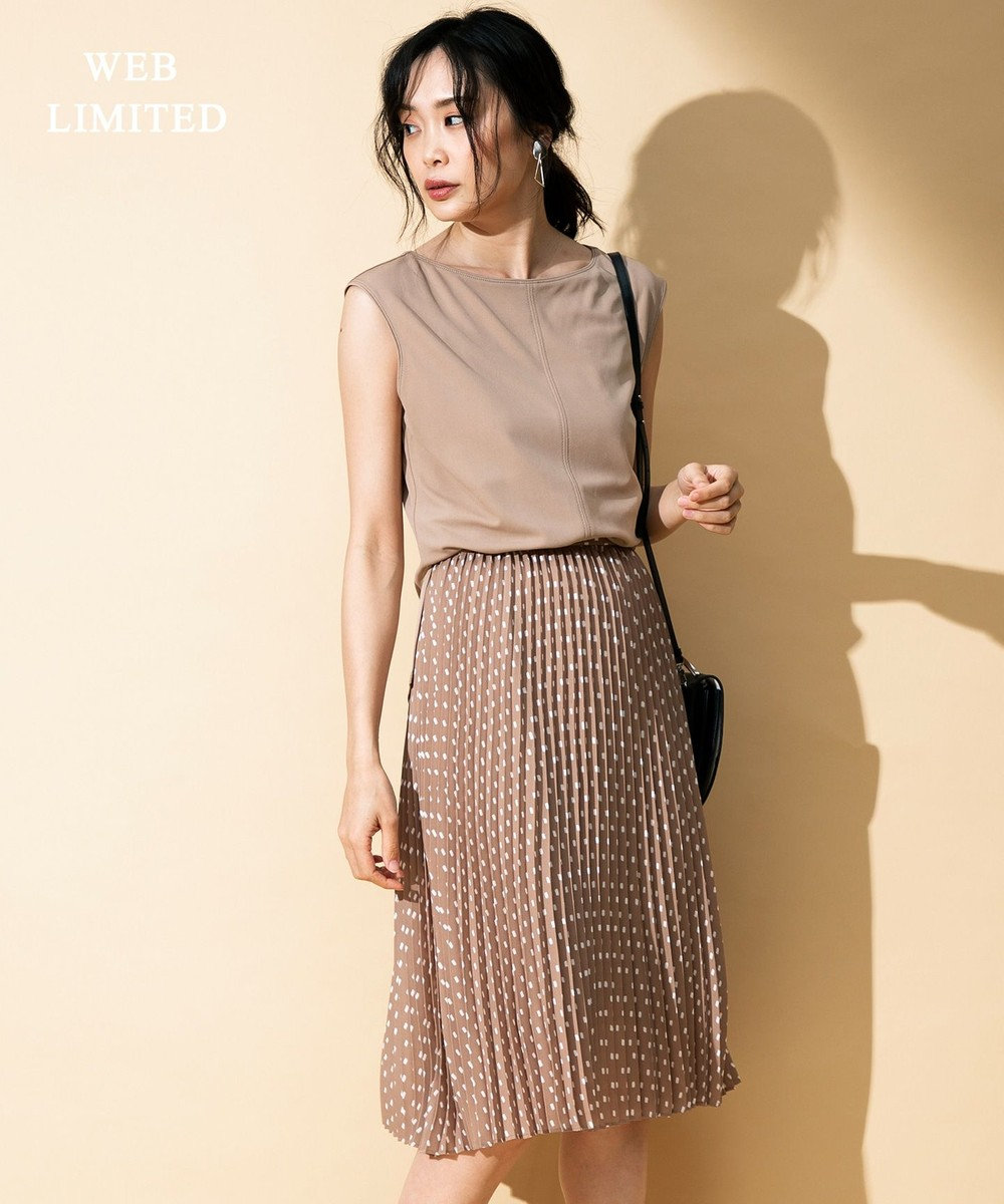 2019初夏のweb限定 プリーツ切り替え ワンピース Icb ファッション通販 公式通販 オンワード クローゼット