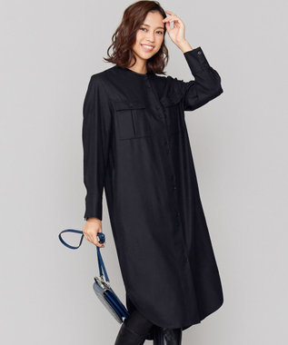 Soft Melton シャツ風ワンピース Icb ファッション通販 公式通販 オンワード クローゼット Soft Melton シャツ風ワンピース Icb ファッション通販 公式通販 オンワード クローゼット