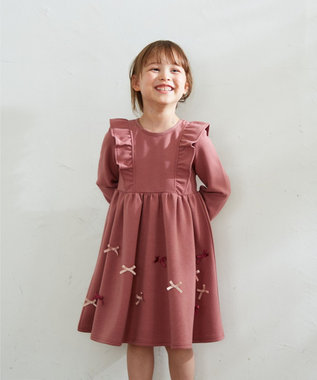 100 130cm フリル 長袖 リボンモチーフ付き ワンピース Any Fam Kids ファッション通販 公式通販 オンワード クローゼット 100 130cm フリル 長袖 リボンモチーフ付き ワンピース Any Fam Kids ファッション通販 公式通販 オンワード クローゼット