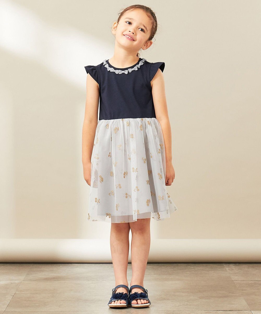 100 130cm チュールスカートドッキング ワンピース Any Fam Kidsファッション通販 公式通販 オンワード クローゼット
