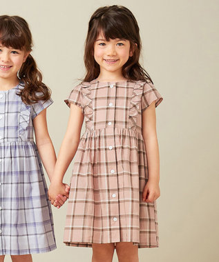 姉妹でお揃い 90 130cm チェック ワンピース Any Fam Kids ファッション通販 公式通販 オンワード クローゼット