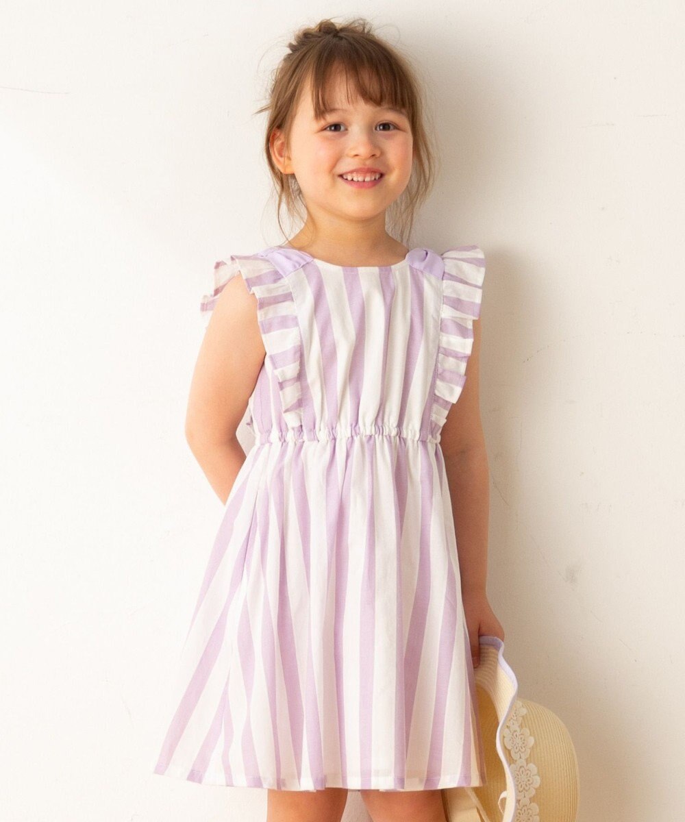 90 130cm ストライプ肩リボン ワンピース Any Fam Kids ファッション通販 公式通販 オンワード クローゼット