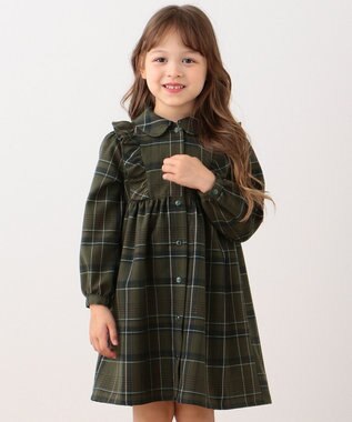 ママとお揃い 110 130cm チェック 肩フリル ワンピース Any Fam Kids ファッション通販 公式通販 オンワード クローゼット