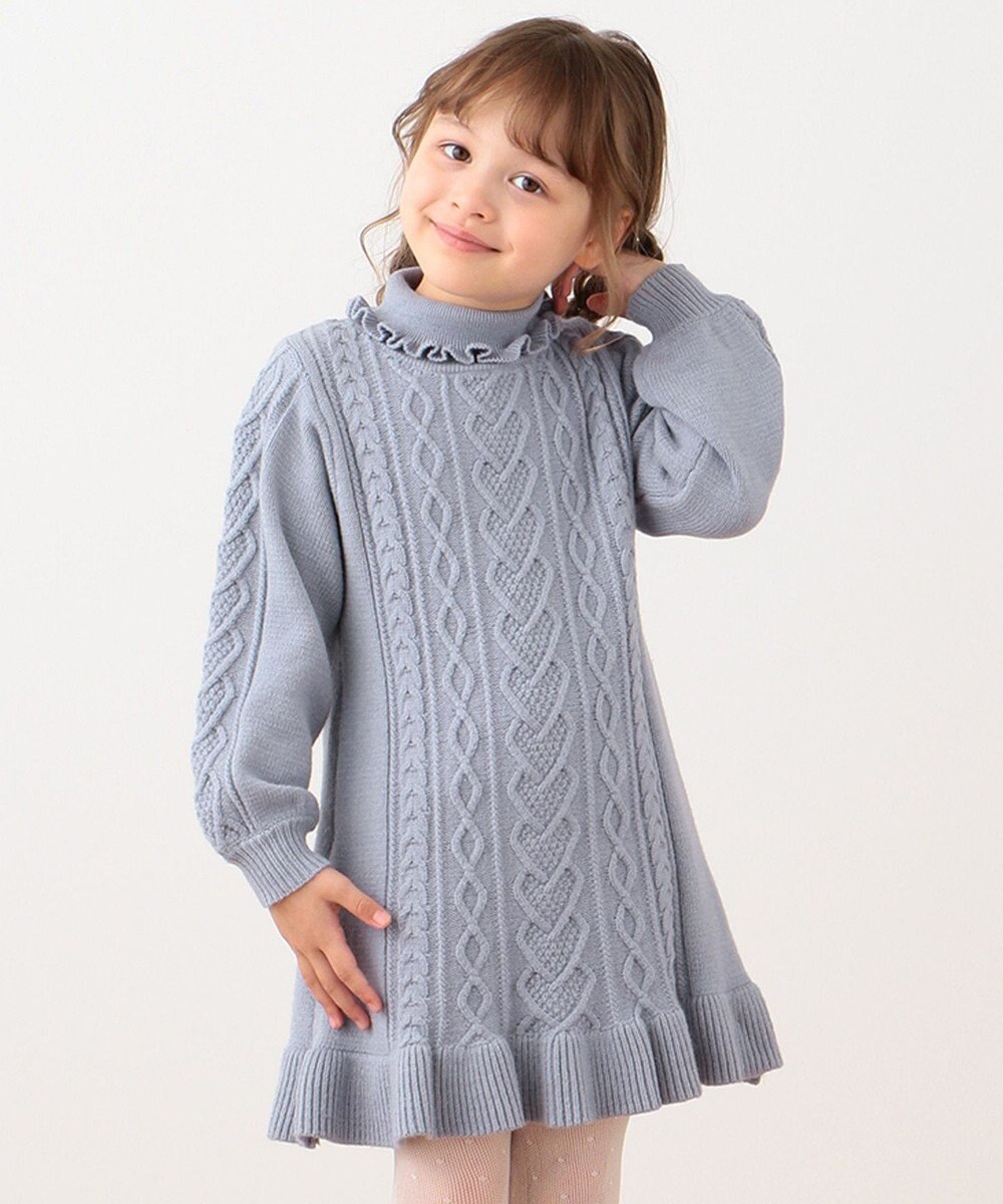 ママとお揃い S Mサイズ ハートケーブル ワンピース Any Fam Kids ファッション通販 公式通販 オンワード クローゼット