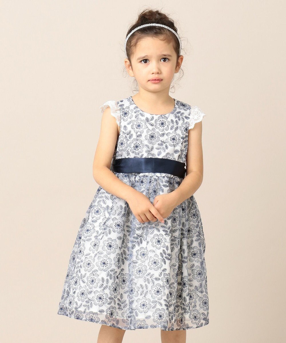 110 130cm オーガンジー花柄刺繍 ドレス Any Fam Kids ファッション通販 公式通販 オンワード クローゼット