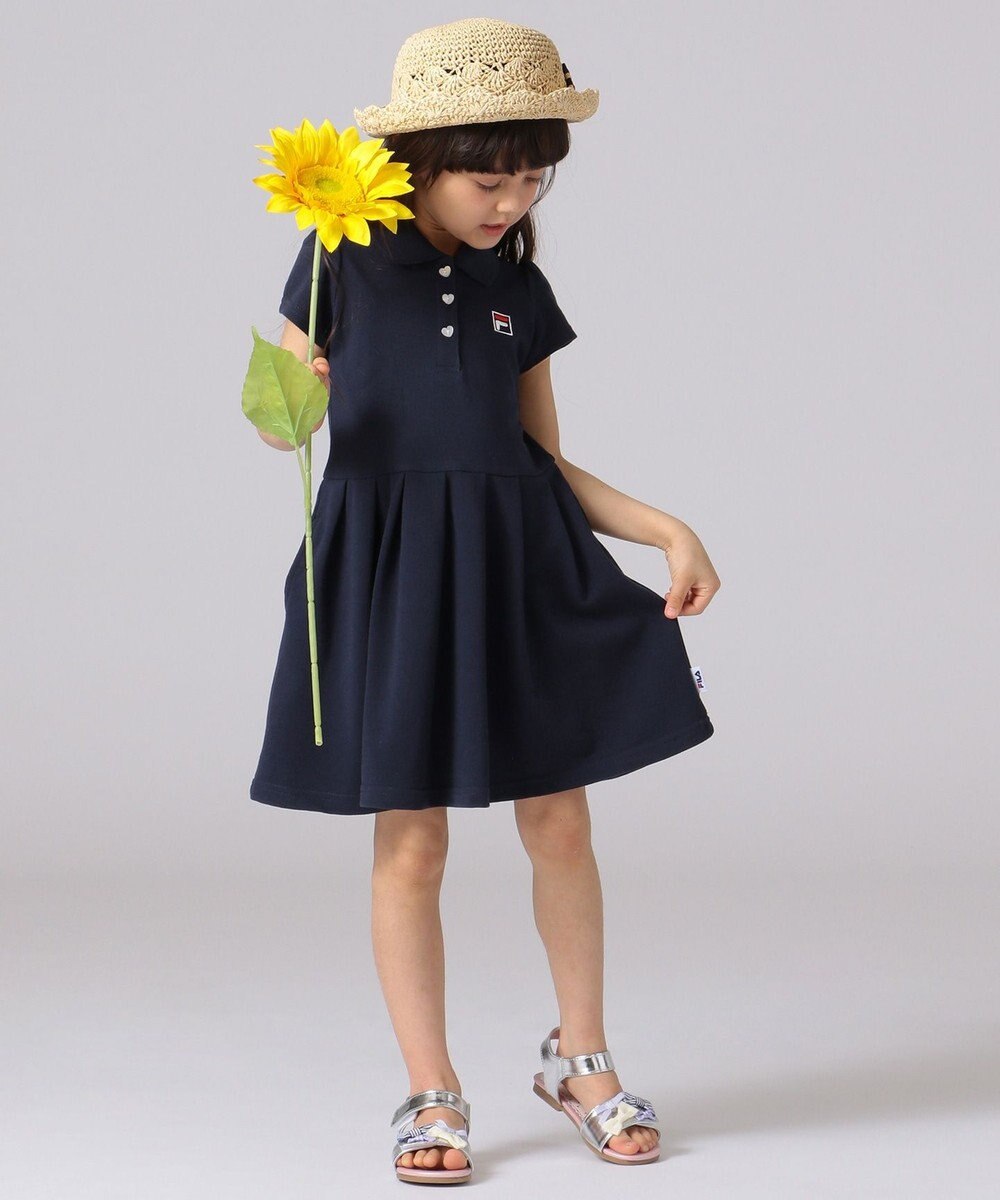 Kids Fila 鹿の子 ワンピース Any Fam Kidsファッション通販 公式通販 オンワード クローゼット
