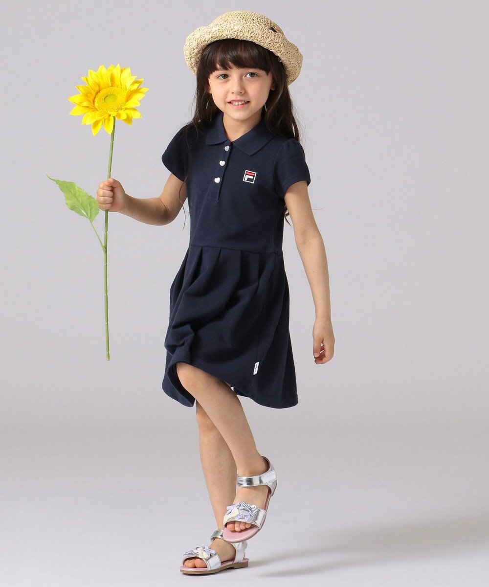 Kids Fila 鹿の子 ワンピース Any Fam Kidsファッション通販 公式通販 オンワード クローゼット