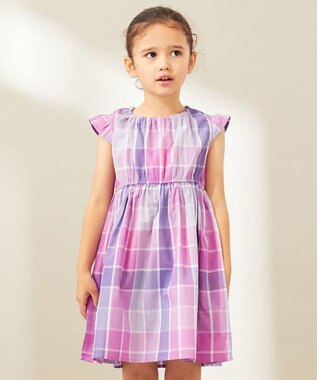 140 150cm ダンガリー ブロードプリント 先染めチェック ワンピース Any Fam Kids ファッション通販 公式通販 オンワード クローゼット